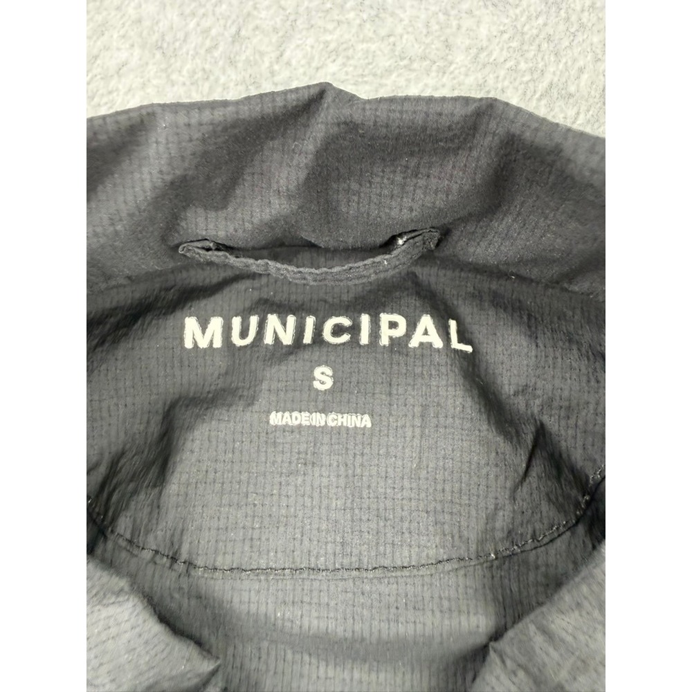 Municipal RTP Ready to Perform Vest Mens Small Black Full Zip Athletic Back Vent - Picture 5 of 8